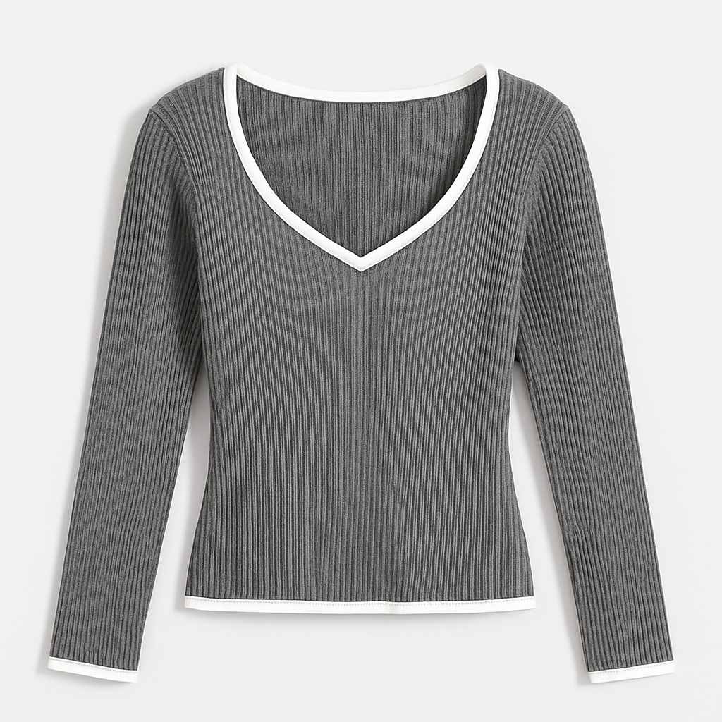 sueter feminino listrado, sueter manga longa, sueter casual colorido, sueter feminino outono, sueter feminino confortável, roupa feminina inverno