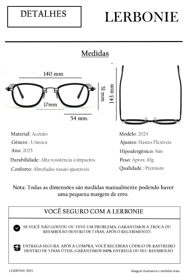 Óculos Grécia Anti Luz Azul