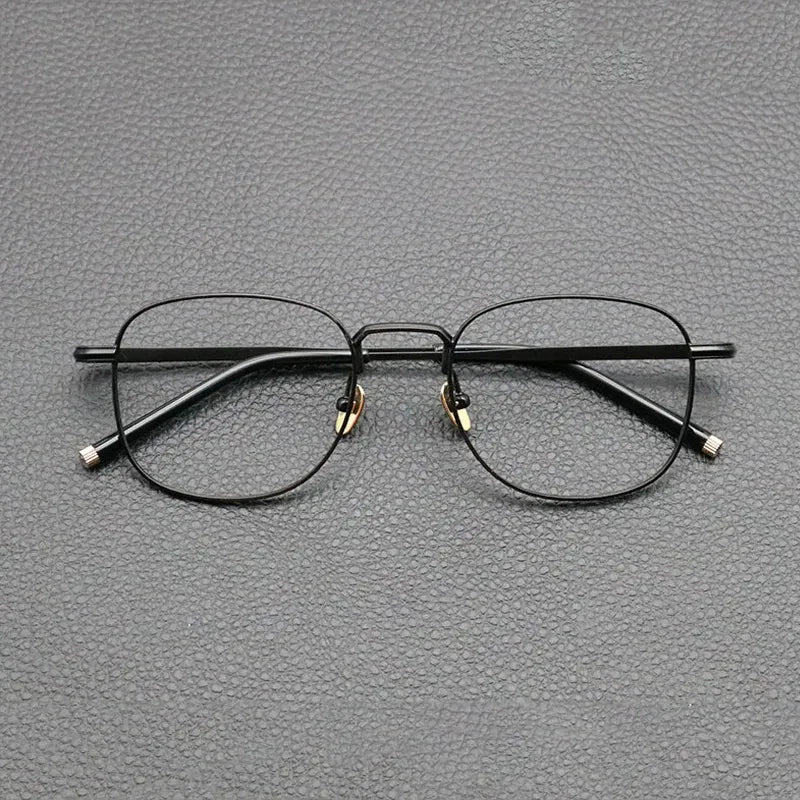 Armação de Óculos Unissex Vintage Titanium