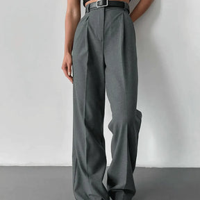 Calça Feminina Reta de Alfaiataria – Casual Chic para Escritório ou Passeio