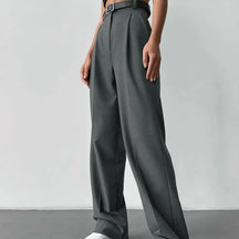 Calça Feminina Reta de Alfaiataria – Casual Chic para Escritório ou Passeio
