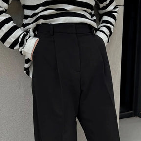 Calça Feminina Reta de Alfaiataria – Casual Chic para Escritório ou Passeio