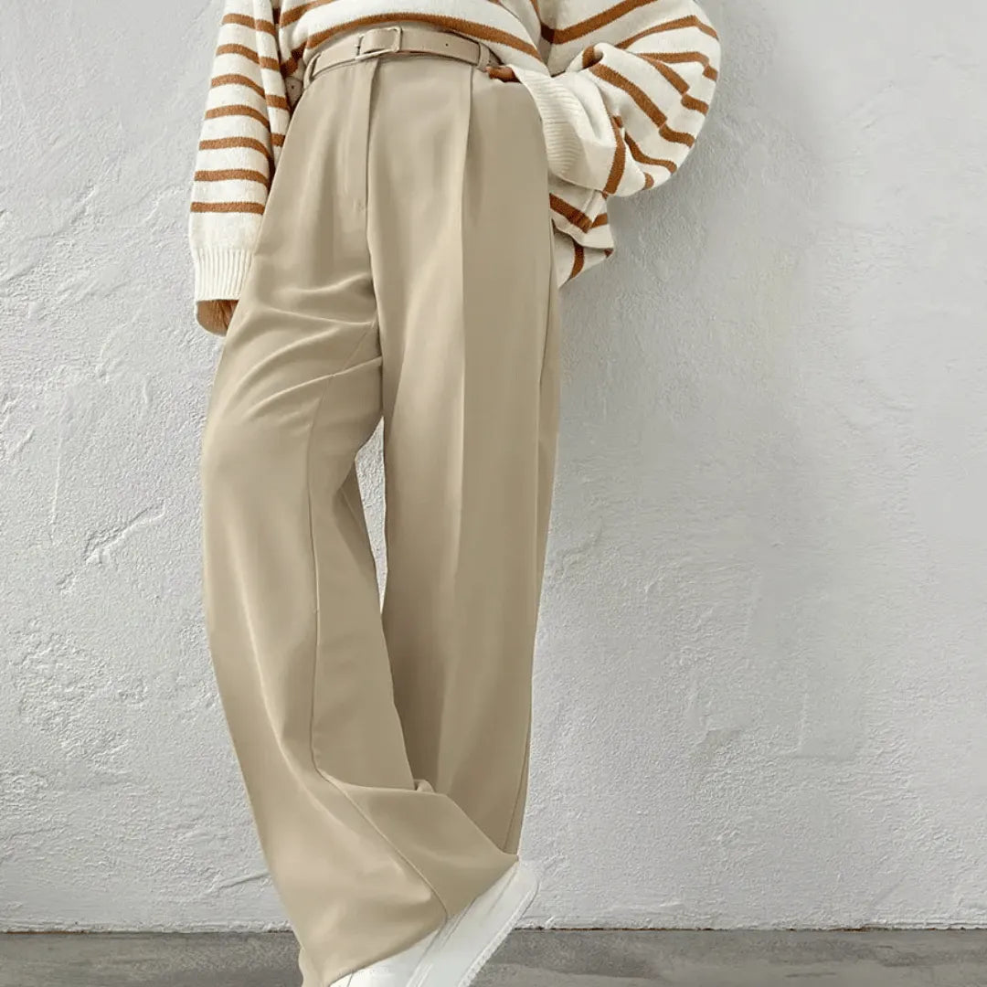 Calça Feminina Reta de Alfaiataria – Casual Chic para Escritório ou Passeio