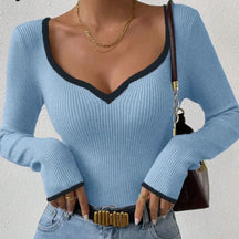 sueter feminino listrado, sueter manga longa, sueter casual colorido, sueter feminino outono, sueter feminino confortável, roupa feminina inverno