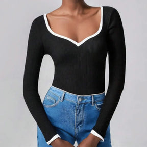 sueter feminino listrado, sueter manga longa, sueter casual colorido, sueter feminino outono, sueter feminino confortável, roupa feminina inverno