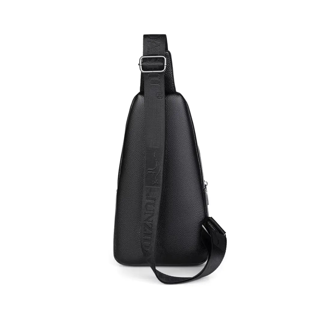 Bag Masculina Casual de Couro Genuíno Italiano