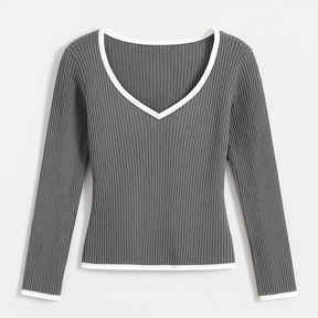 sueter feminino listrado, sueter manga longa, sueter casual colorido, sueter feminino outono, sueter feminino confortável, roupa feminina inverno