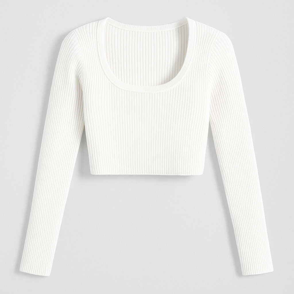 sueter feminino decote quadrado, sueter manga longa, sueter feminino casual, sueter minimalista, sueter feminino inverno, blusa feminina elegante