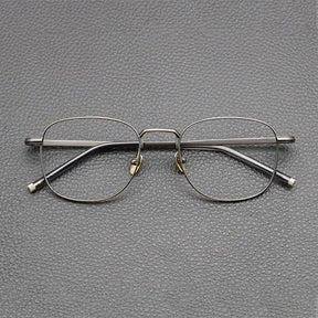 Armação de Óculos Unissex Vintage Titanium