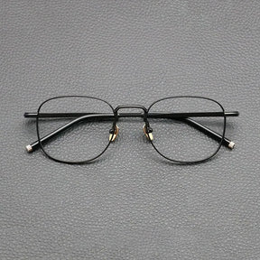 Armação de Óculos Unissex Vintage Titanium